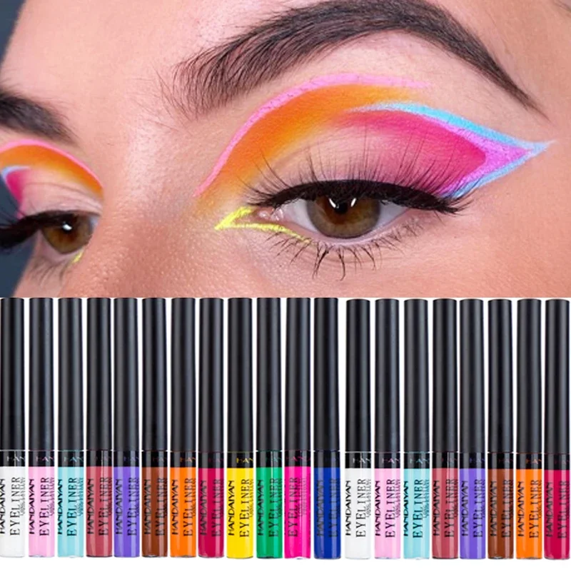 12 Colors Colorful Liquid Eyel - Waterproof Liquid Eyeliner Pen recension och pris