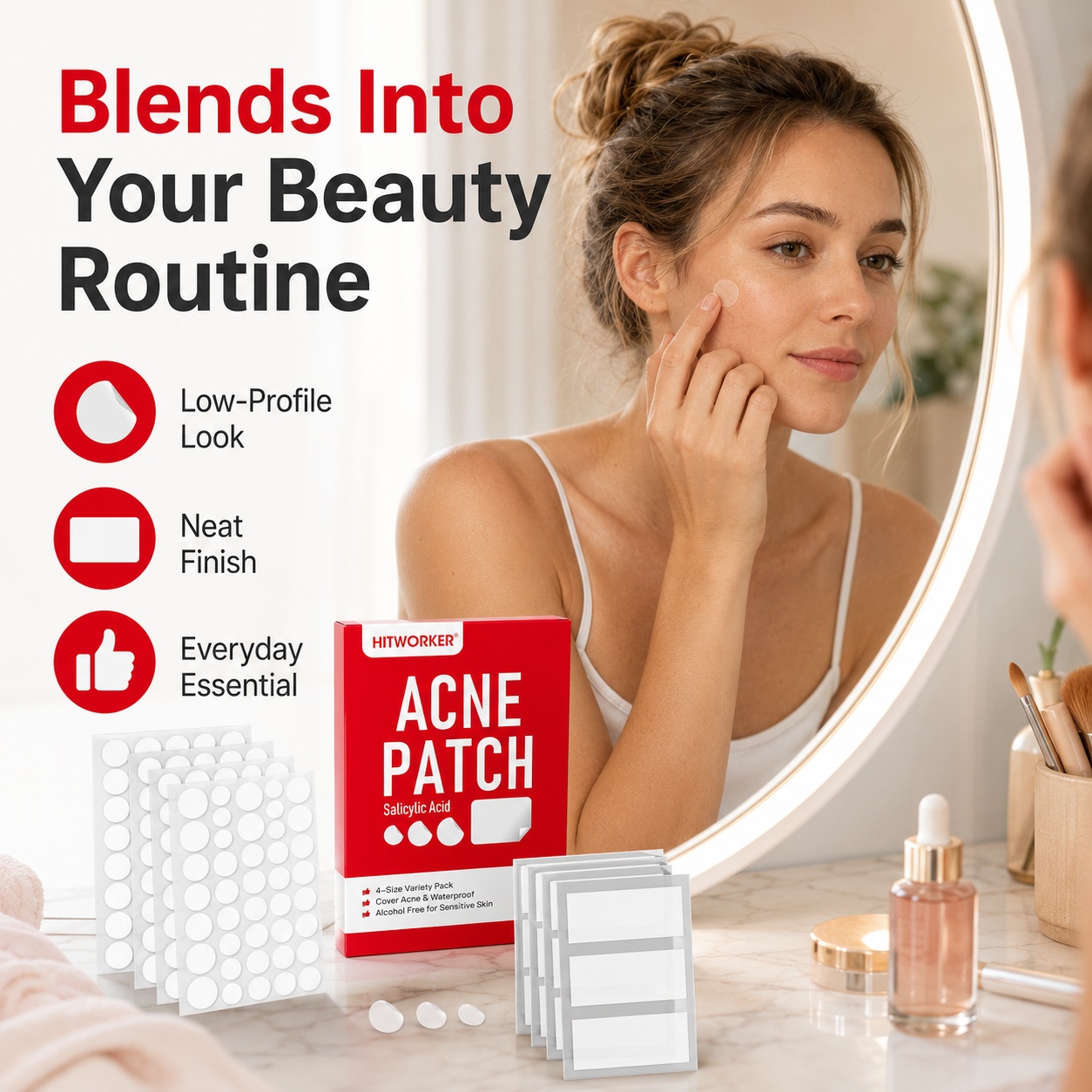 Hydrocolloid Acne Patches, 510 - Hydrocolloid Pimple Patch recension och pris