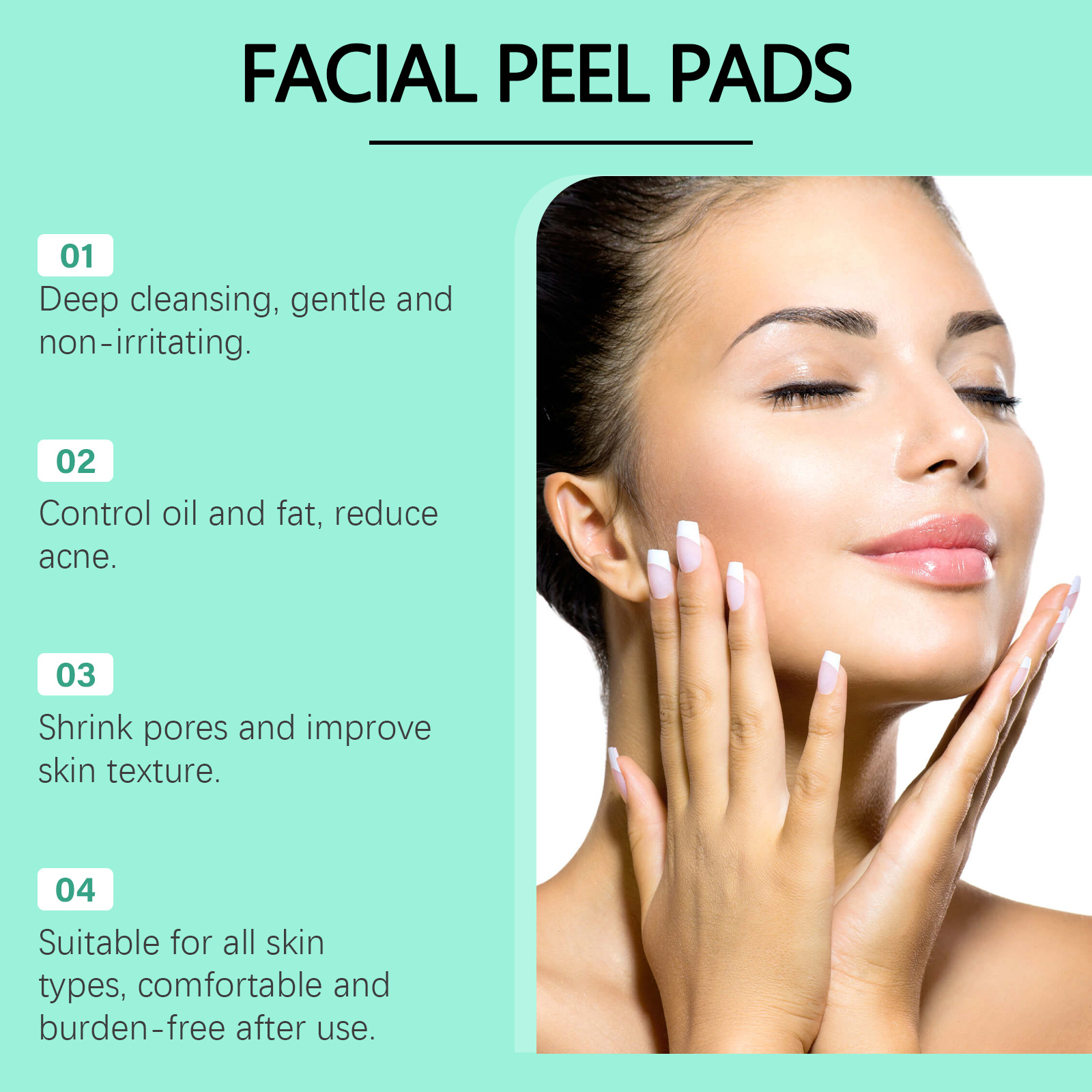 Glycolic Acid Cotton Pads Shri - Salicylic Acid Blackhead Remover recension och pris