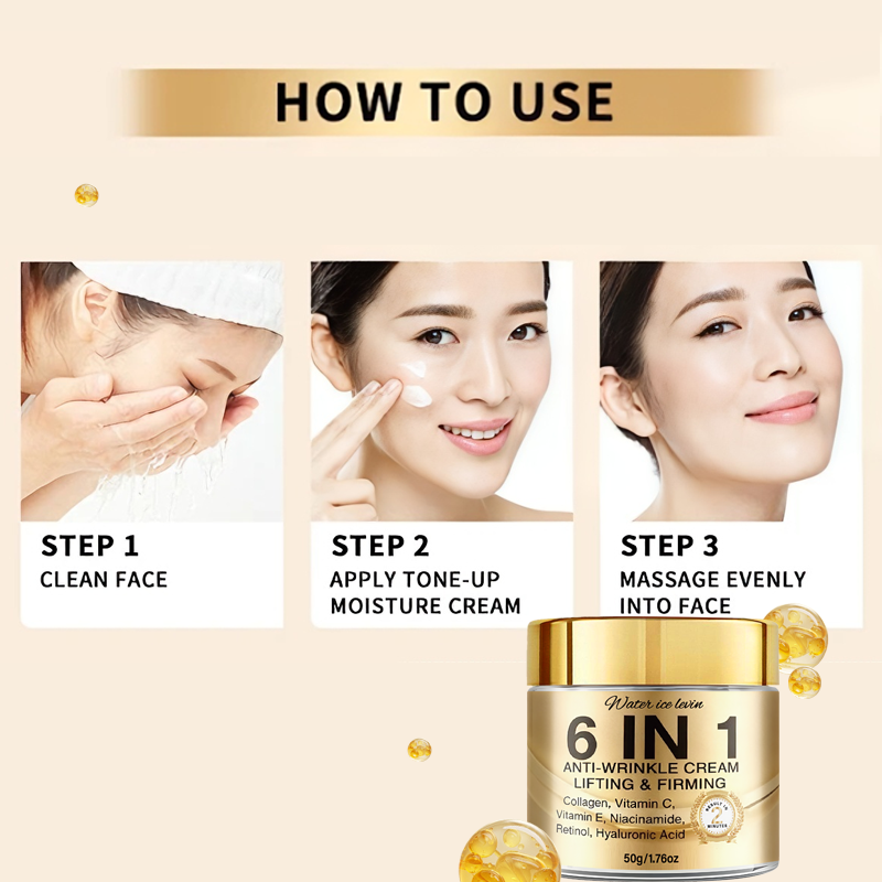 6-In-1 Anti-Wrinkle Cream. Lif - Retinol Anti Wrinkle Cream recension och pris