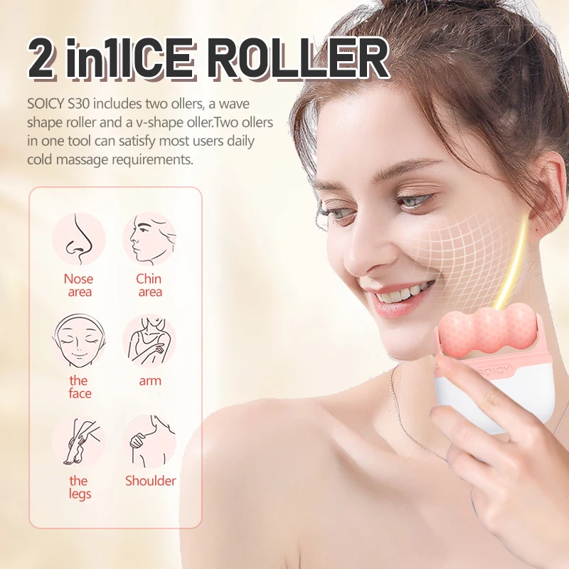 2-in-1 Beiyakes Ice Roller for - Face Ice Roller Puffiness recension och pris