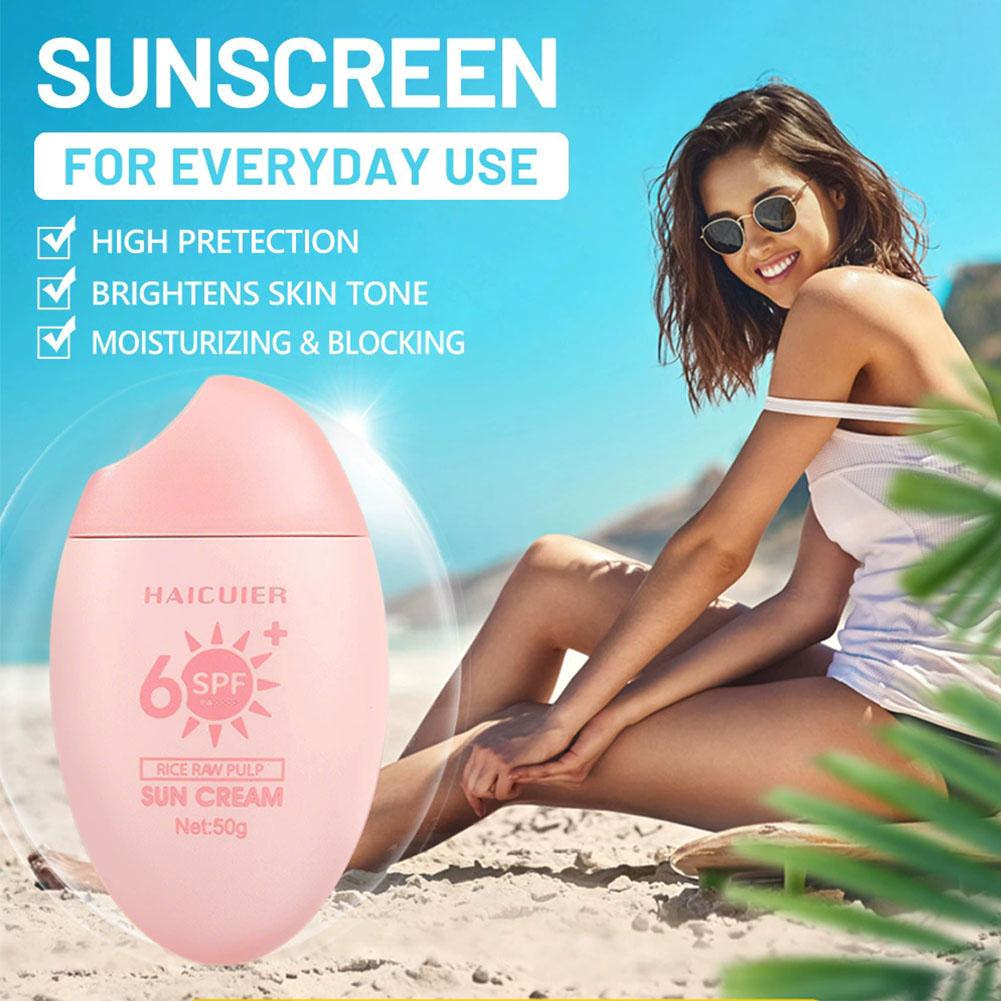 SPF50+ Sunscreen Rice Raw Pulp - Spf 50 Waterproof Sunscreen recension och pris