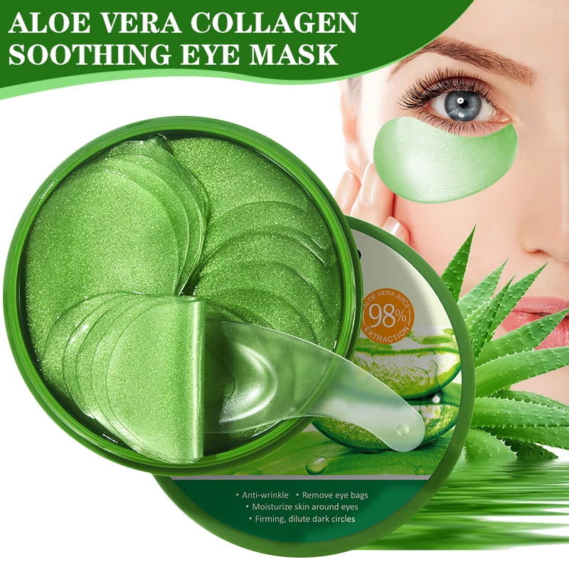 60pcs Aloe Vera Collagen Eye M - Collagen Under Eye Patches recension och pris