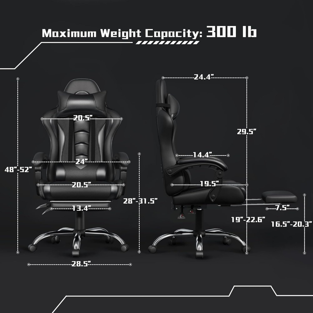 Comfortable PU Leather Gaming  - Massage recension och pris