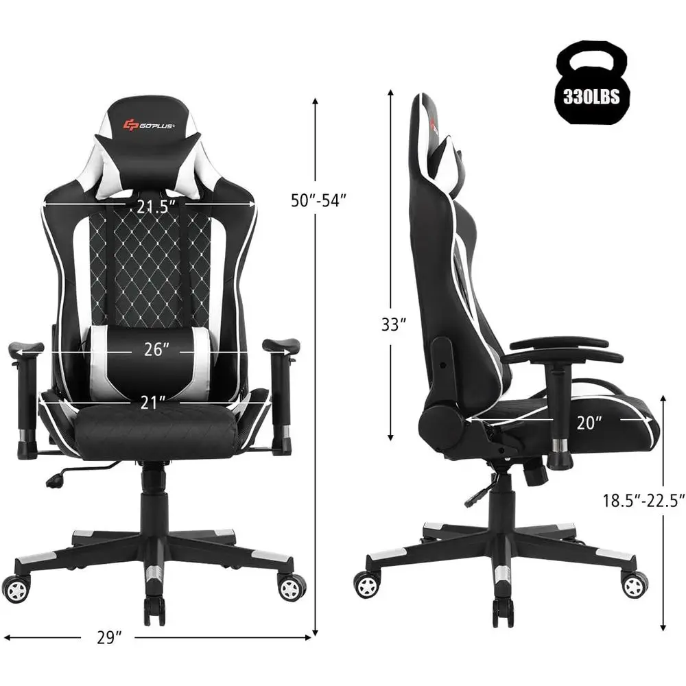 Ergonomic Adjustable Gaming Re - Massage recension och pris