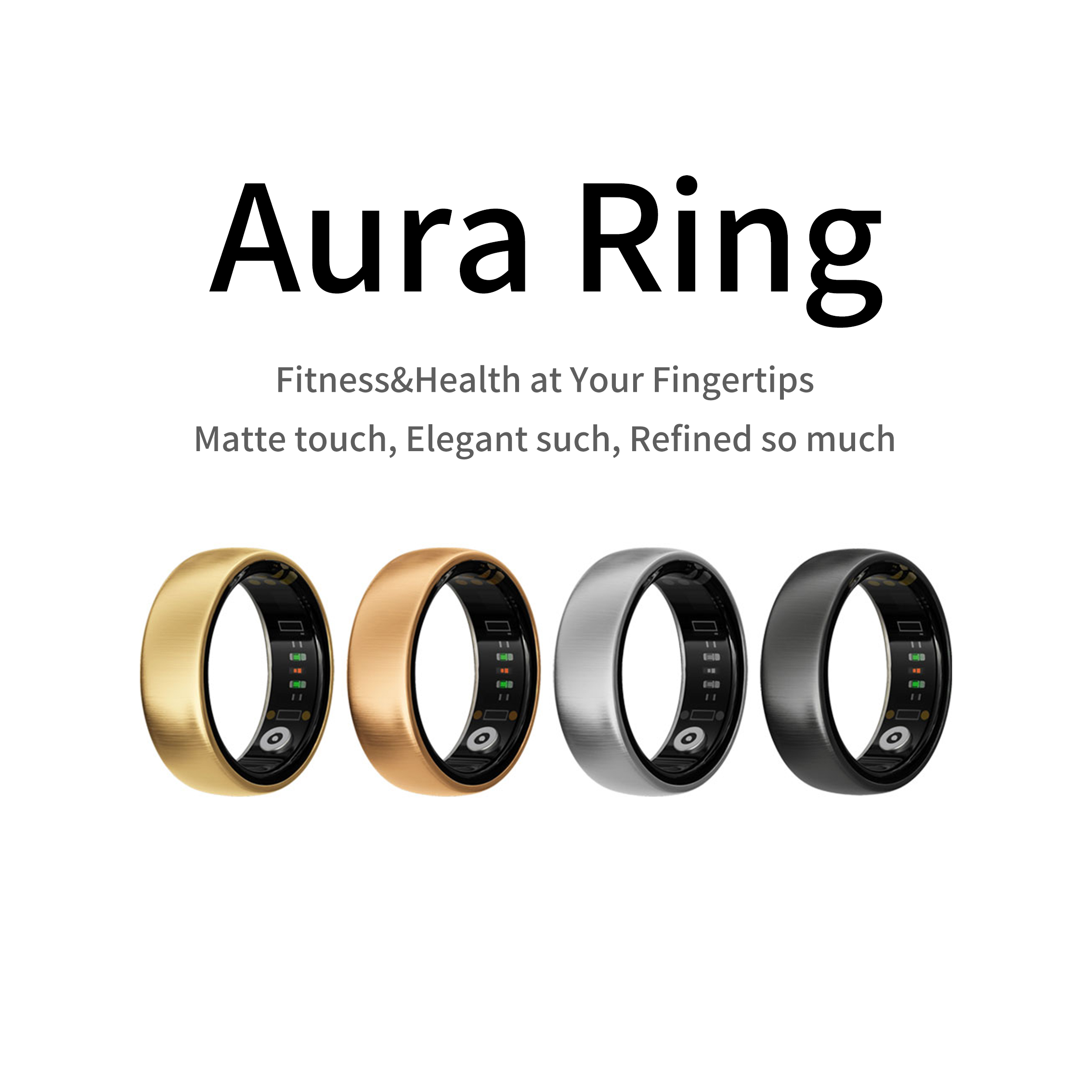 AURA Matt Smart Ring Fitness S - Health Monitors recension och pris