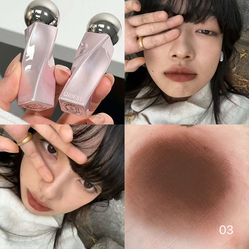 QIBEST Velvet Nude Lip Mud Nat - Matte Velvet Lip Tint Long Lasting recension och pris