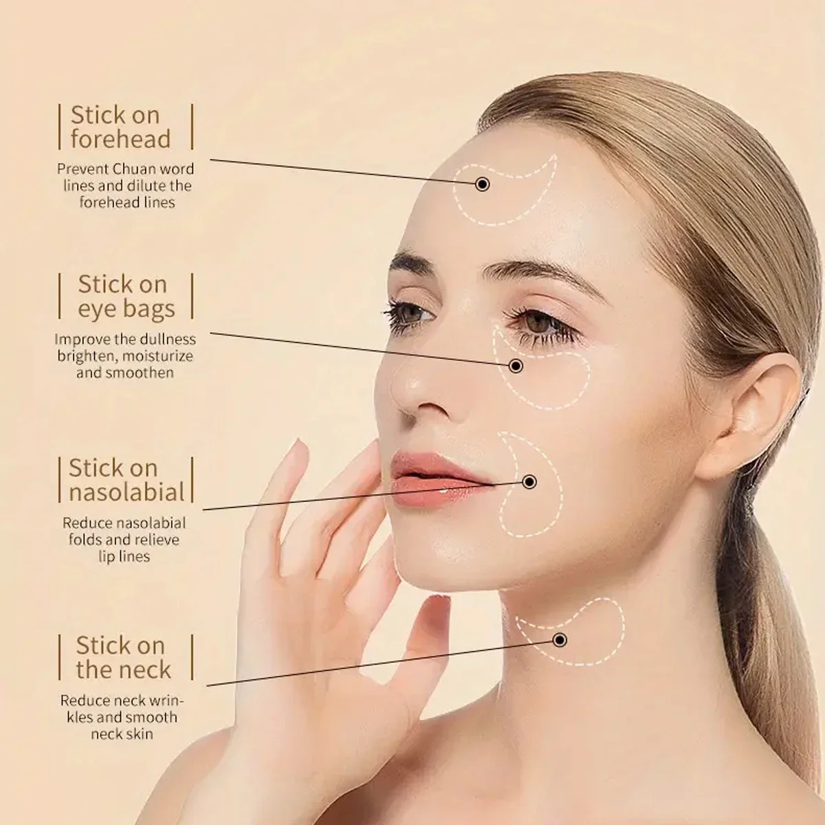 60pcs seaweed hyaluronic acid  - Collagen Under Eye Patches recension och pris
