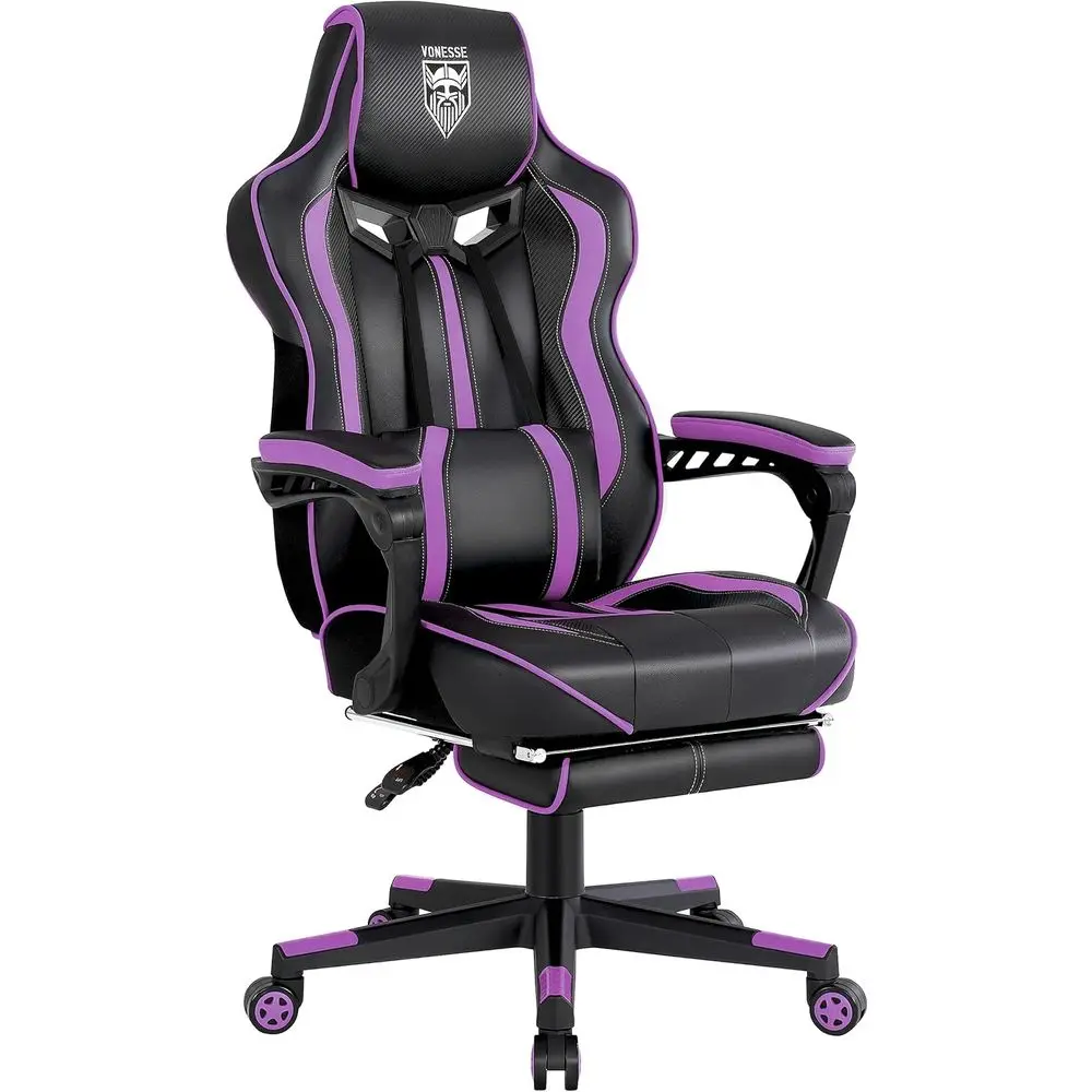 Ergonomic Reclining Gaming Cha - Massage recension och pris
