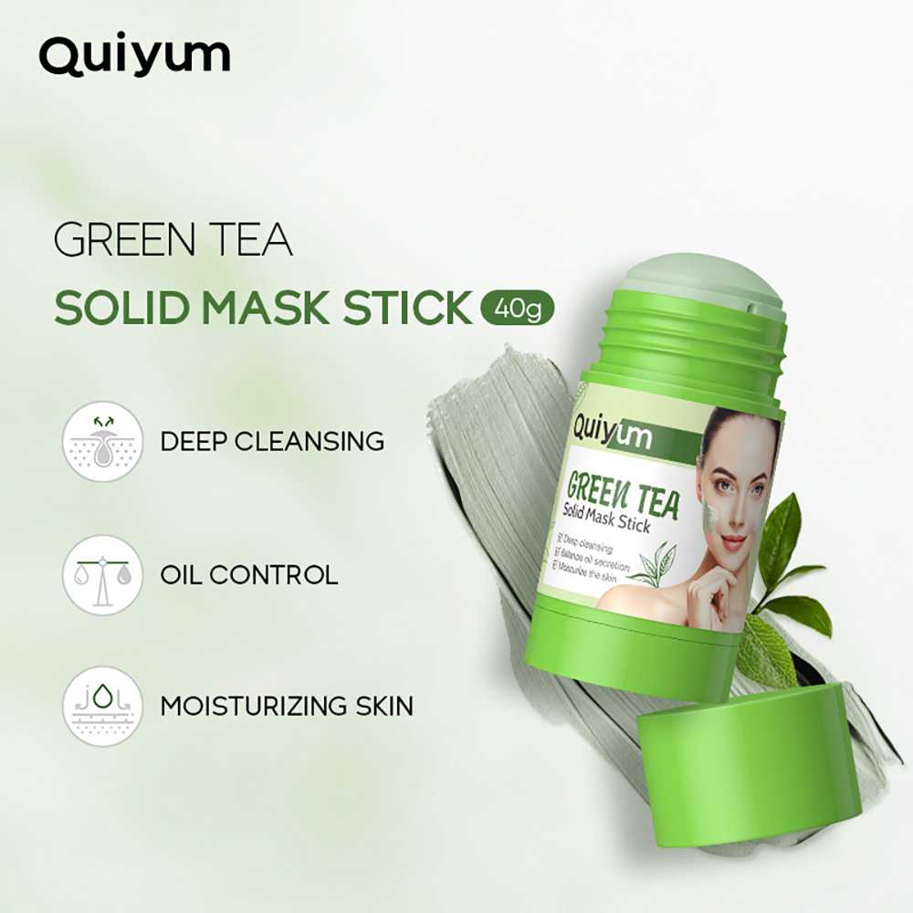 QUIYUM Matcha Green Tea Mud Ma - Green Tea Cleansing Clay Mask recension och pris