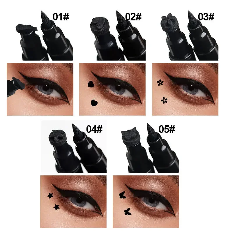 2 IN 1 Butterfly Seal Eyeliner - Waterproof Liquid Eyeliner Pen recension och pris