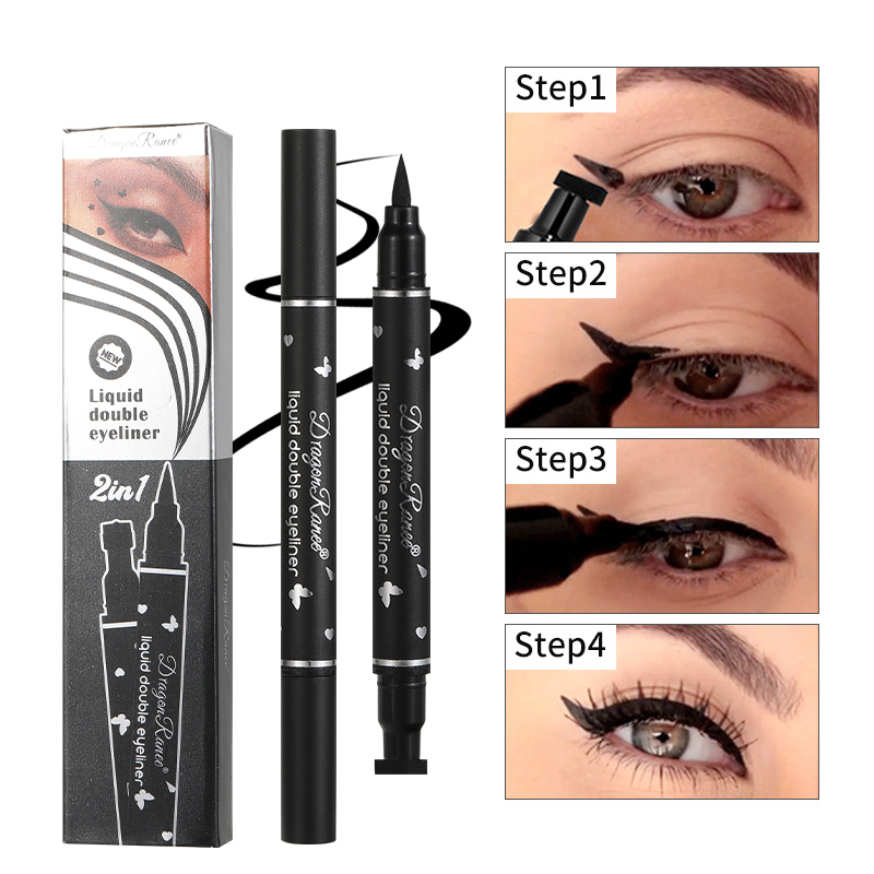 Double-Ended Stamp Eyeliner Wa - Waterproof Liquid Eyeliner Pen recension och pris