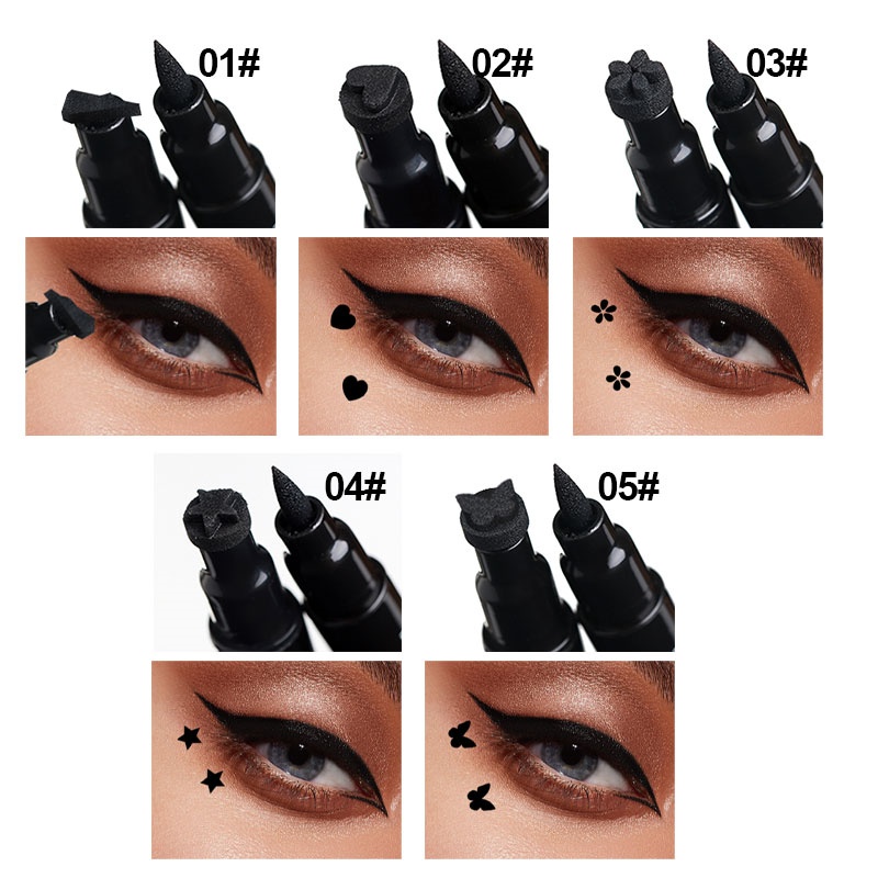 Double-Ended Stamp Eyeliner Wa - Waterproof Liquid Eyeliner Pen recension och pris