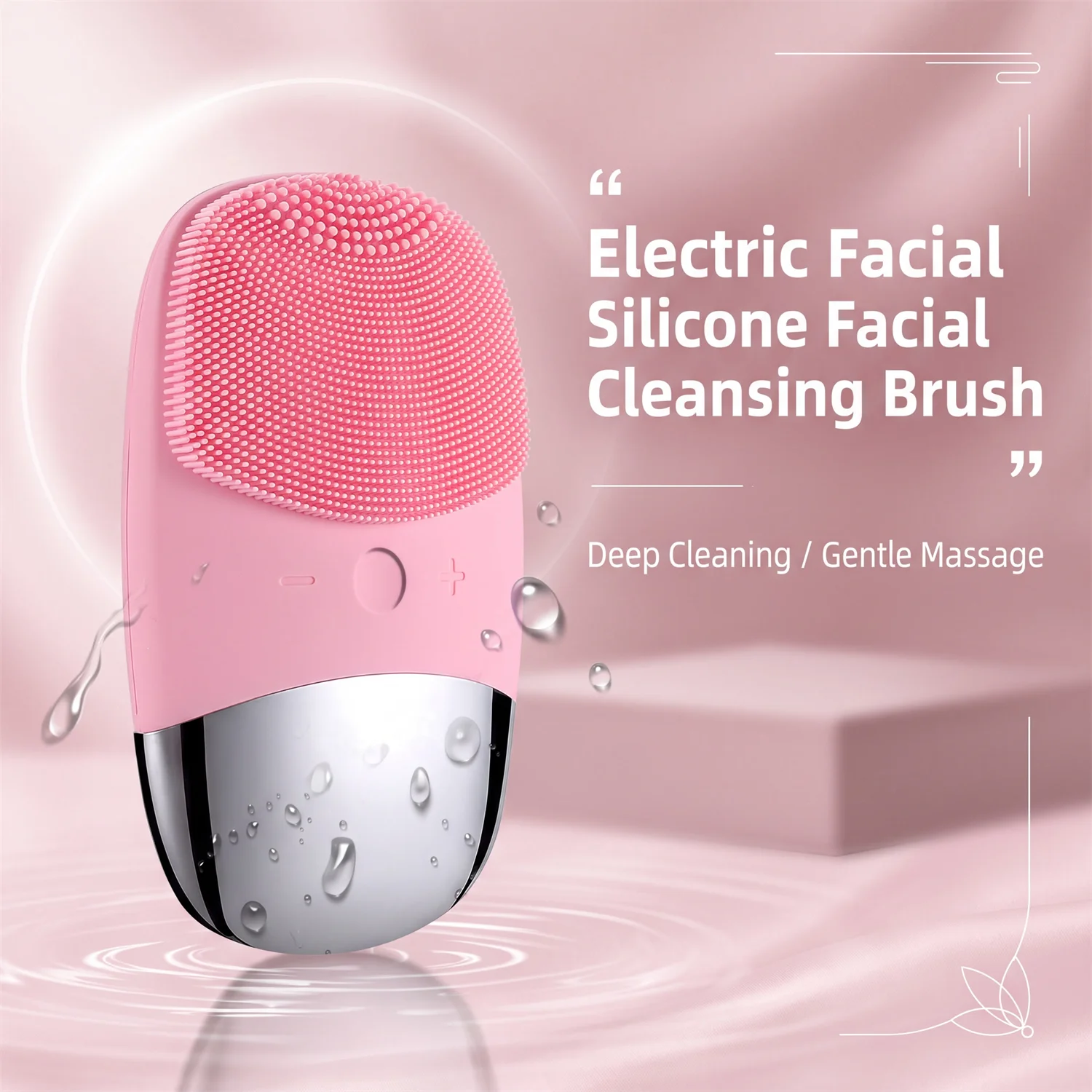Facial Electric Silicone Clean - Silicone Face Scrubber Electric recension och pris