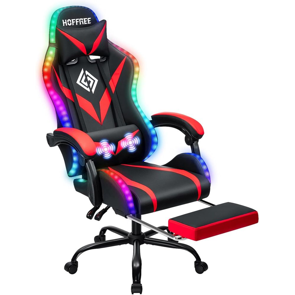 Ergonomic High-Back Gaming Cha - Massage recension och pris
