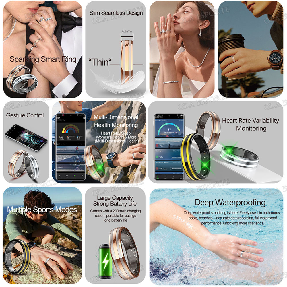 New Smart Ring Heart Rate Stre - Health Monitors recension och pris