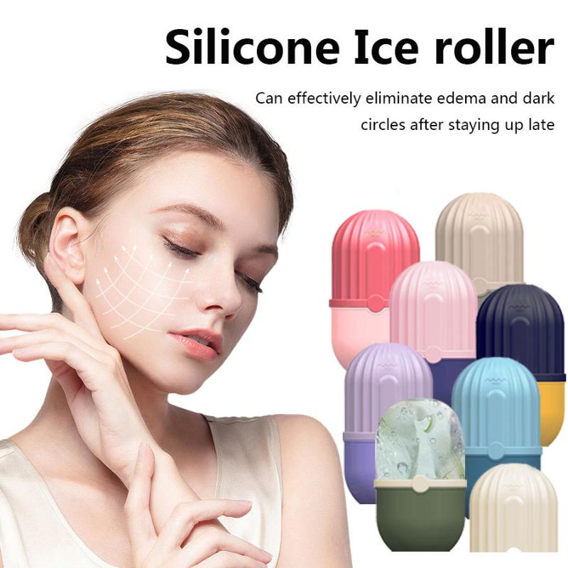 Silicone Ice Cube Face Roller  - Face Ice Roller Puffiness recension och pris
