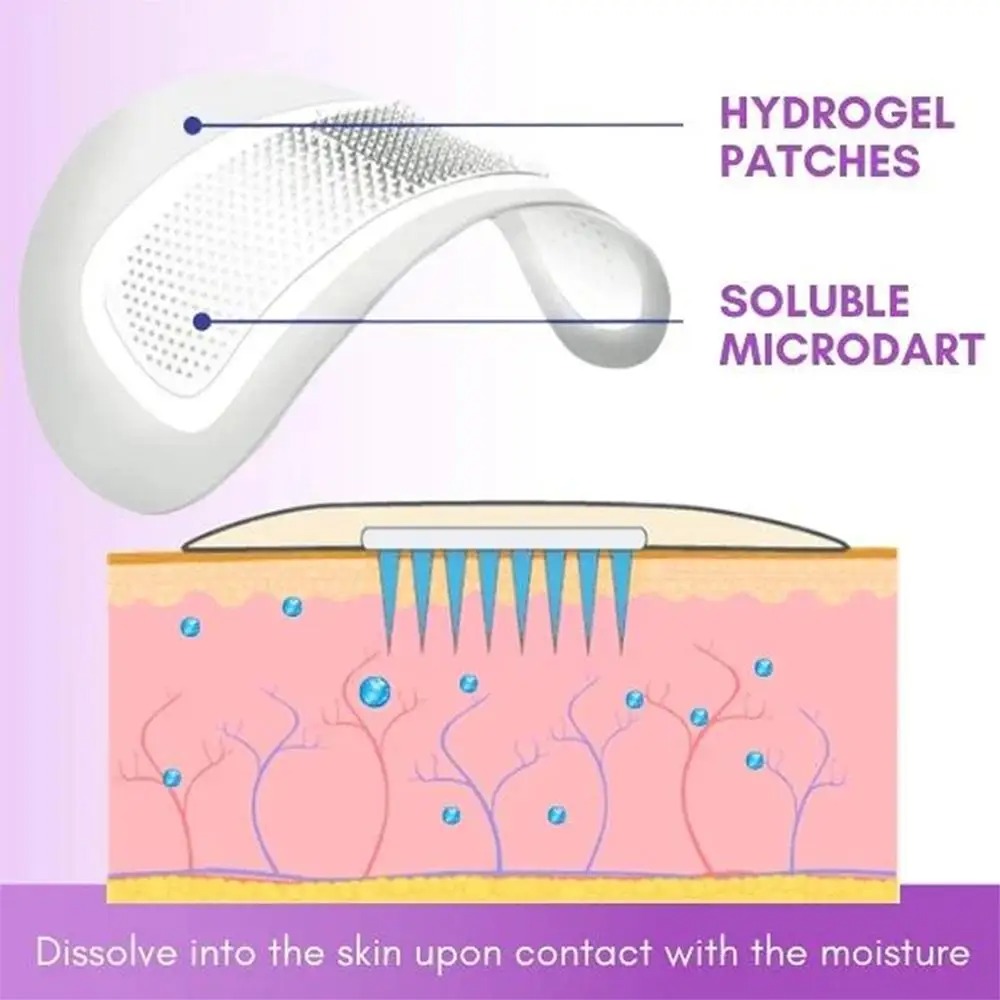 1 Pair Micro-needle Eye Patch  - Collagen Under Eye Patches recension och pris