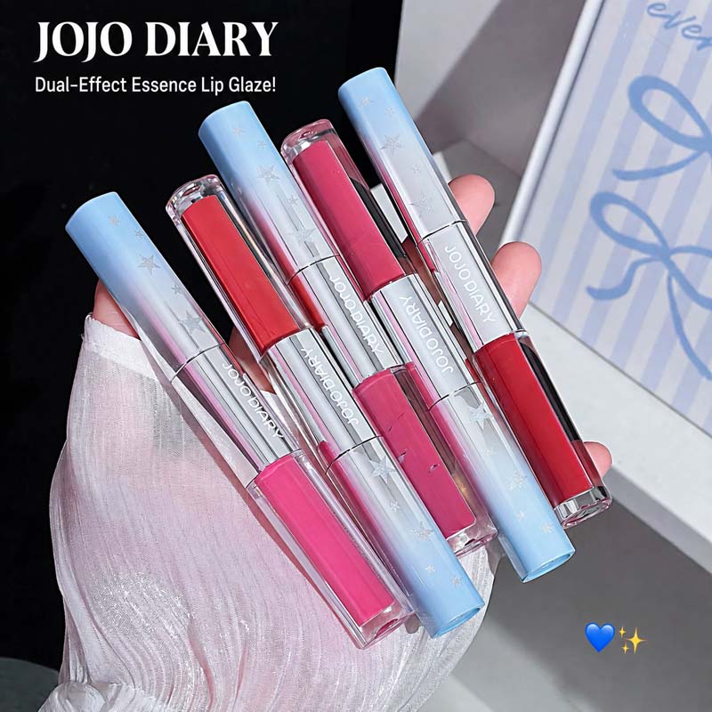 JOJO DIARY Dual Effect Lip Gla - Matte Velvet Lip Tint Long Lasting recension och pris