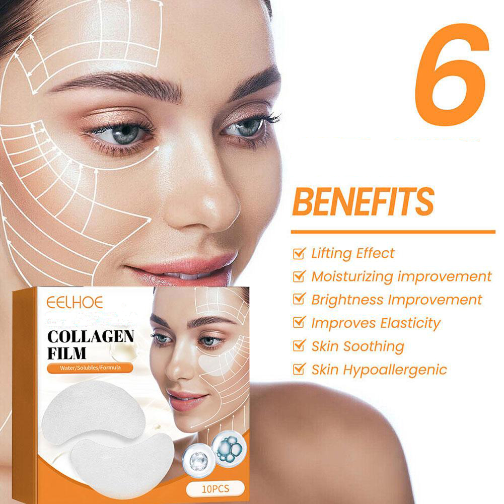 5 BOXES Collagen Soluble Patch - Collagen Under Eye Patches recension och pris